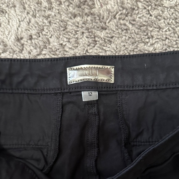 Kut from the Kloth Black Naomi Straight Leg Jeans - Picture 3 of 5